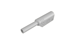 2 mm Stecker, Lötanschluss, 0,5-1,0 mm², CAT III, weiß, MST S WS 30 AU WS