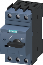 Leistungsschalter für Starterkombination, Drehbetätiger, 3-polig, 0.2 A, 690 V, (B x H x T) 45 x 97 x 97 mm, DIN-Schiene, 3RV2311-0BC10