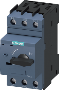 Leistungsschalter für Starterkombination, Drehbetätiger, 3-polig, 0.16 A, 690 V, (B x H x T) 70 x 165 x 97 mm, DIN-Schiene, 3RV2311-0AC10