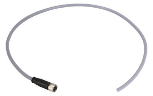 Sensor-Aktor Kabel, M8-Kabeldose, gerade auf offenes Ende, 3-polig, 1.5 m, PVC, grau, 21348100380015