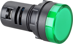 LED-Signalleuchte, 24 V (AC), 24 V (DC), grün, Einbau-Ø 22 mm, LED Anzahl: 1