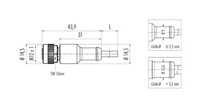 79 3430 17 04 binder Sensor-Aktor Kabel Bild 2