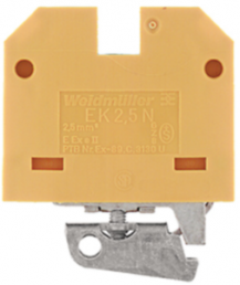 Schutzleiter-Reihenklemme, Schraubanschluss, 0,5-4,0 mm², 2-polig, 25 A, 8 kV, gelb/grün, 0474360000