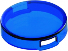 Kappe, rund, Ø 15 mm, (H) 3.8 mm, blau, für Druckschalter, 5.49.257.011/1601