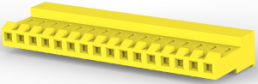 Buchsengehäuse, 16-polig, RM 3.96 mm, gerade, gelb, 4-640427-6
