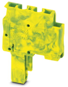 Stecker, Federzuganschluss, 0,08-4,0 mm², 1-polig, 24 A, 6 kV, gelb/grün, 3040740