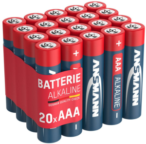 Alkali-Mangan-Batterie, 1.5 V, LR03, AAA, Rundzelle