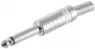 6.3 mm Klinkenstecker, 2-polig (mono), Lötanschluss, Metall, BS50600