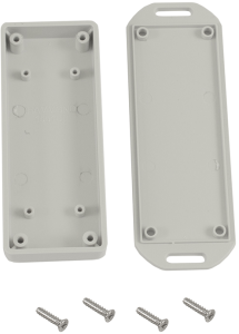 ABS Miniatur-Gehäuse, (L x B x H) 100 x 40 x 15 mm, lichtgrau (RAL 7035), IP54, 1551UUFLGY
