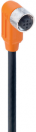 Sensor-Aktor Kabel, M12-Kabeldose, abgewinkelt auf offenes Ende, 5-polig, 0.2 m, PUR, schwarz, 4 A, 934703019