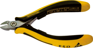 ESD Seitenschneider, 120 mm, 75 g, Schneidkapazität (1.3/0.8/0.5 mm/–), 3-961-15