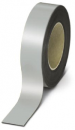 Magnetschild, 40 mm, Band silber, 15 m, 1014313