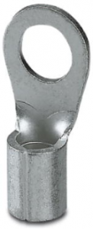 Unisolierter Ringkabelschuh, 10 mm², AWG 8, 6.5 mm, M6, metall