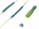 Stoßverbinder mit Wärmeschrumpfisolierung, 2,94 mm², AWG 12, transparent blau, 29.21 mm