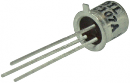 Bipolartransistor, NPN, 200 mA, 45 V, THT, TO-18, BC107A