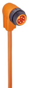 Sensor-Aktor Kabel, 7/8"-Kabelstecker, gerade auf offenes Ende, 5-polig, 5 m, PVC, orange, 9 A, 98581