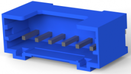 Steckverbinder, 6-polig, RM 2 mm, gerade, blau, 2-1971032-6