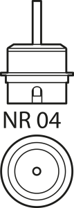 Runddüse, Rundform, NR04