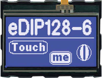 EA EDIP128B-6LW DISPLAY VISIONS LCD-Module