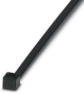 Kabelbinder, Polyamid, (L x B) 200 x 2.6 mm, Bündel-Ø 1 bis 52 mm, schwarz, -40 bis 85 °C
