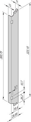 31596-791 SCHROFF Gehäusezubehör