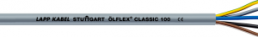 PVC Steuerleitung ÖLFLEX CLASSIC 100 300/500 V 10 G 0,75 mm², AWG 19, ungeschirmt, grau