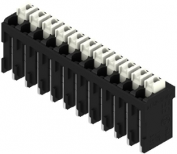 Leiterplattenklemme, 11-polig, RM 3.5 mm, 0,13-1,5 mm², 12 A, Federklemmanschluss, schwarz, 1870730000
