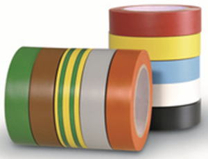 Isolierband, 15 x 0.15 mm, PVC, rot/grau/gelb/grün/blau/orange/weiß/braun/schwarz, 10 m, 710-00146