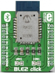 BLE2 (Microchip,RN4020,Bluetooth Low Energy 4.1) click board MIKROE-1715