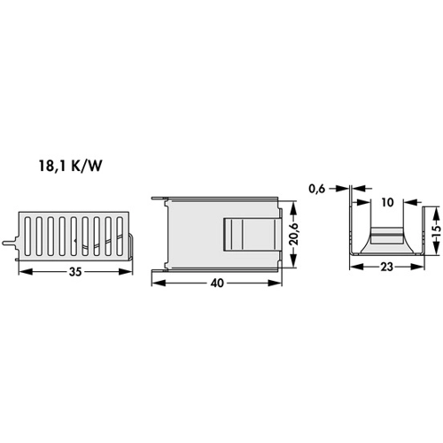 FK 276 MI 247 V Fischer Elektronik Kühlkörper Bild 2