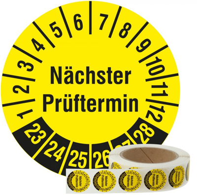 PT06V30Y-23-R Labelident Prüfplaketten, Schilder und Bänder Bild 1