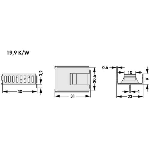 FK 272 MI 247 H Fischer Elektronik Kühlkörper Bild 2
