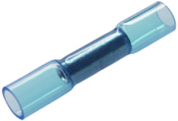 Stoßverbinder mit Wärmeschrumpfisolierung, 1,5-2,5 mm², AWG 16 bis 14, blau, 37.5 mm