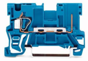 1-Leiter/1-Pin-Basisklemme, Federklemmanschluss, 0,08-4,0 mm², 1-polig, 32 A, 6 kV, blau, 769-176/000-006