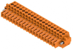 Buchsenleiste, 19-polig, RM 3.5 mm, gerade, orange, 1620780000
