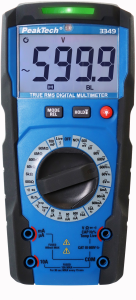 TRMS Digital-Multimeter P 3349, 10 A(DC), 10 A(AC), 600 VDC, 600 VAC, 60 mF, CAT III 600 V