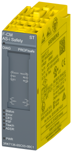 Sicherheits-Kommunikationsmodul für SIMATIC ET 200SP, AS-Interface, (B x H x T) 20 x 73 x 58 mm, 3RK7136-6SC00-0BC1