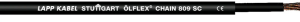 PVC Steuerleitung ÖLFLEX CHAIN 809 SC 1 x 16 mm², AWG 6, schwarz