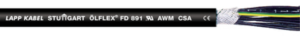 PVC Anschluss- und Steuerleitung ÖLFLEX FD 891 18 G 0,75 mm², AWG 19, ungeschirmt, schwarz