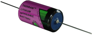 Lithium-Batterie, 3.6 V, LR14, C, Rundzelle, Axial bedrahtet