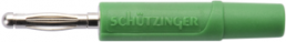 2 mm Stecker, Lötanschluss, 0,5 mm², grün, FK 02 L NI / GN