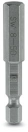 Schraubendreherbit, 8 mm, Sechskant, KL 50 mm, L 50 mm, 1212651