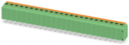 Leiterplattenklemme, 24-polig, RM 5.08 mm, 0,2-1,5 mm², 15 A, Federklemmanschluss, grün, 1731718
