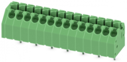 Leiterplattenklemme, 14-polig, RM 3.5 mm, 0,2-1,5 mm², 8 A, Federklemmanschluss, grün, 1985315