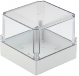 Polycarbonat Gehäuse, (L x B x H) 150 x 175 x 175 mm, grau/transparent, IP67, 9535440000