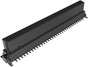 Buchsenleiste, 68-polig, RM 1.27 mm, gerade, schwarz, 404-53068-51