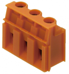 Leiterplattenklemme, 2-polig, RM 7.62 mm, 0,13-6,0 mm², 20 A, Schraubanschluss, orange, 1594460000
