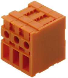 Leiterplattenklemme, 10-polig, RM 7.62 mm, 0,13-6,0 mm², 30 A, Schraubanschluss, orange, 1786440000