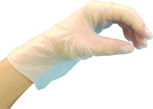 ESD-Handschuhe aus PVC, antistatisch, pulverfrei, Größe S, (1 Pack=50 Paar)