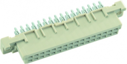 Federleiste, Typ 2B, 32-polig, a-b, RM 2.54 mm, Einpressanschluss, gerade, 09222326850